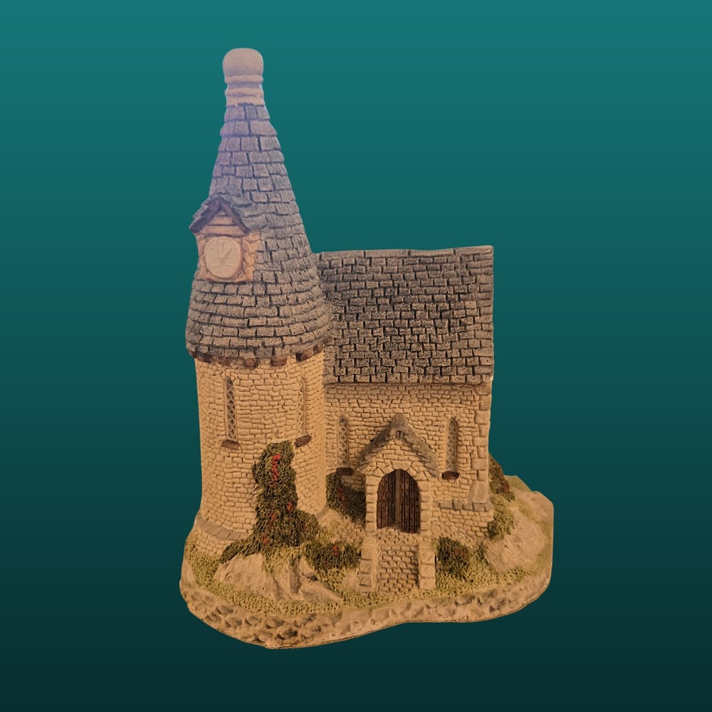 David Winter Cottages The Chapel 1984 Hand Painted‎ British Figurine John Hine